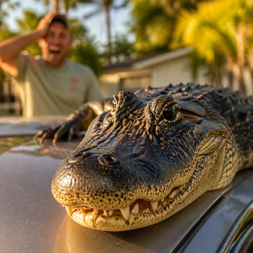 Alligator on the Roof, Absurdity Under a White Sheet, and the Florida Man Cultural Code