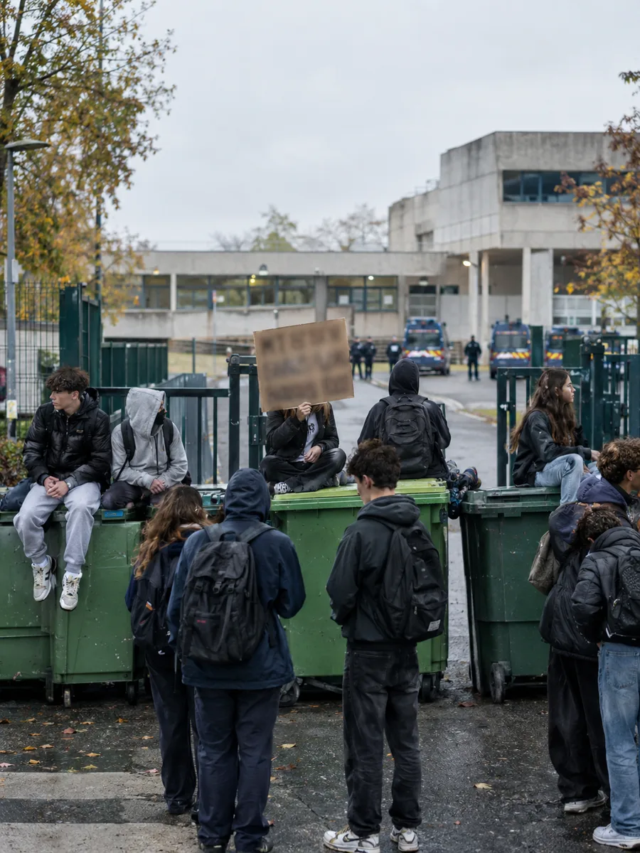 French High-School Students Walk Out Over Missing Teachers: 250,000 March, Thousands Arrested and 500 Schools Shut — episode cover art
