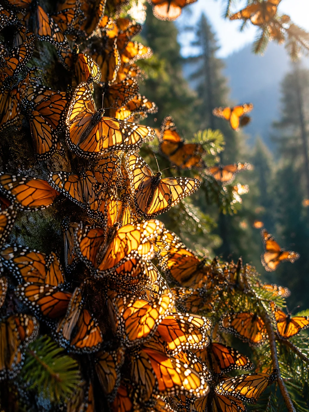No Monarch Butterfly Ever Finishes Its Own Migration — the Trip Takes Four Generations