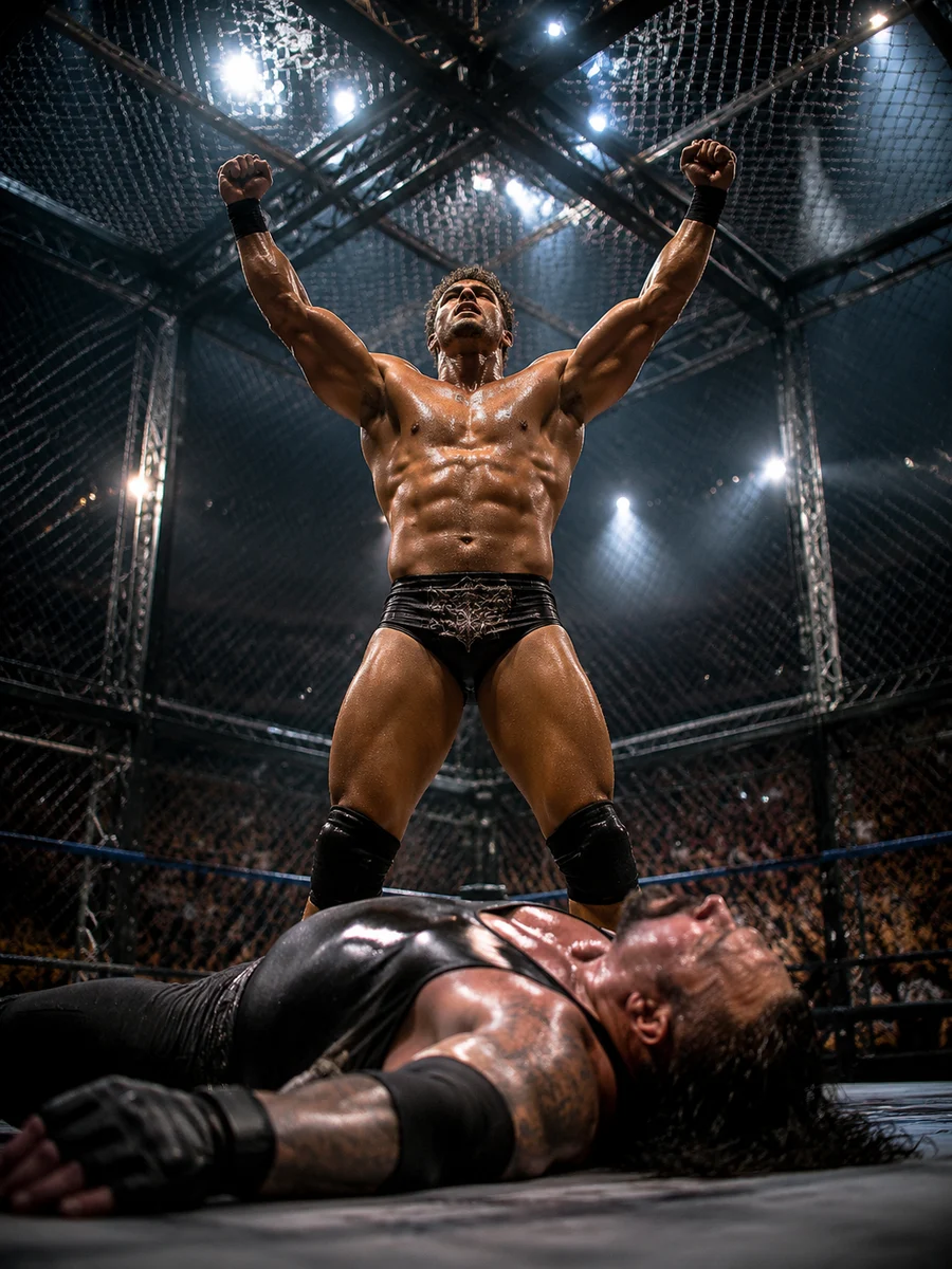 A 28-Year-Old Nigerian Giant Beat WWE's Feared 'Beast,' Brock Lesnar, in a Steel Cage — episode cover art