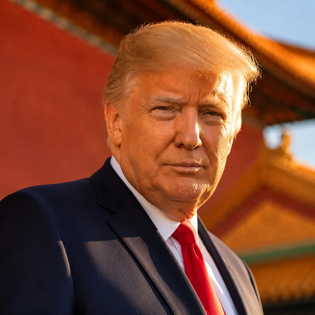 The US President Came to China